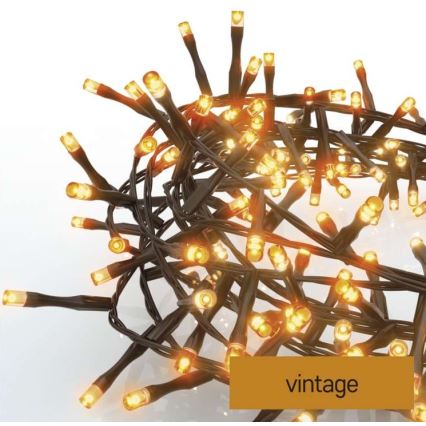 LED Vanjski Božićni lanac 400xLED/13m IP44 vintage