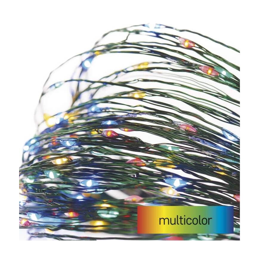 LED Vanjski Božićni lanac 40xLED/9m IP44 multicolor