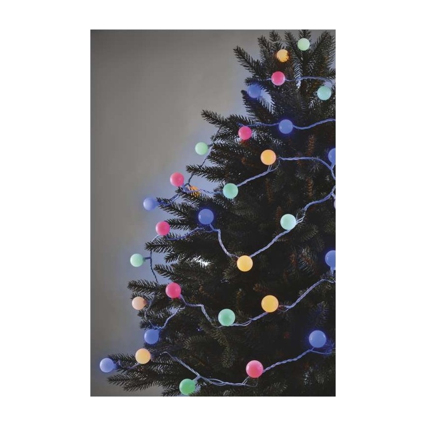 LED Vanjski Božićni lanac 40xLED/9m IP44 multicolor