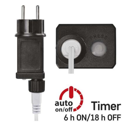 LED Vanjski Božićni lanac 40xLED/9m IP44 ružičasta