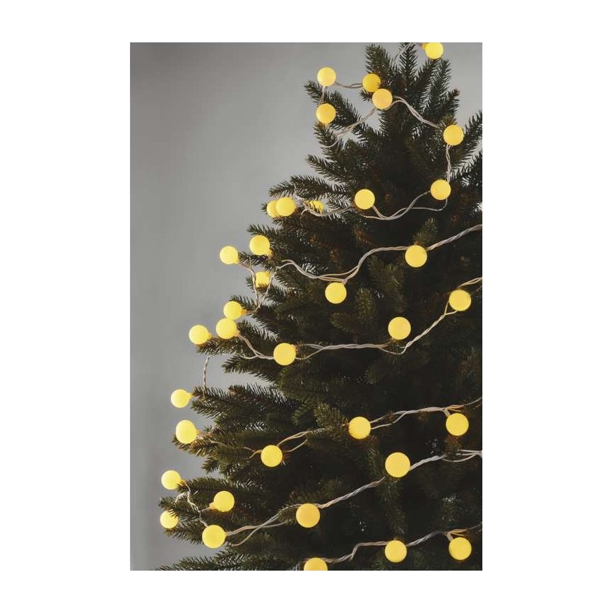 LED Vanjski Božićni lanac 40xLED/9m IP44 topla bijela
