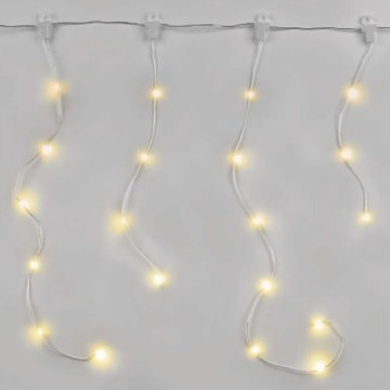 LED Vanjski božićni lanac 54xLED/8 funkcija 6,7x0,7m IP44 topla bijela