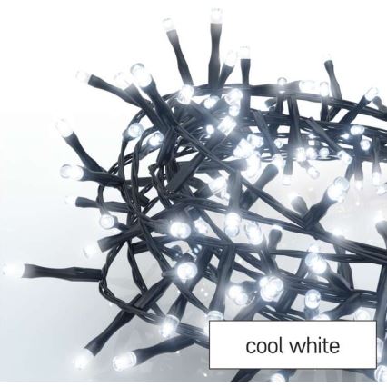 LED Vanjski Božićni lanac 600xLED/17m IP44 hladna bijela