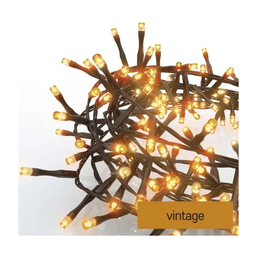 LED Vanjski Božićni lanac 600xLED/17m IP44 vintage