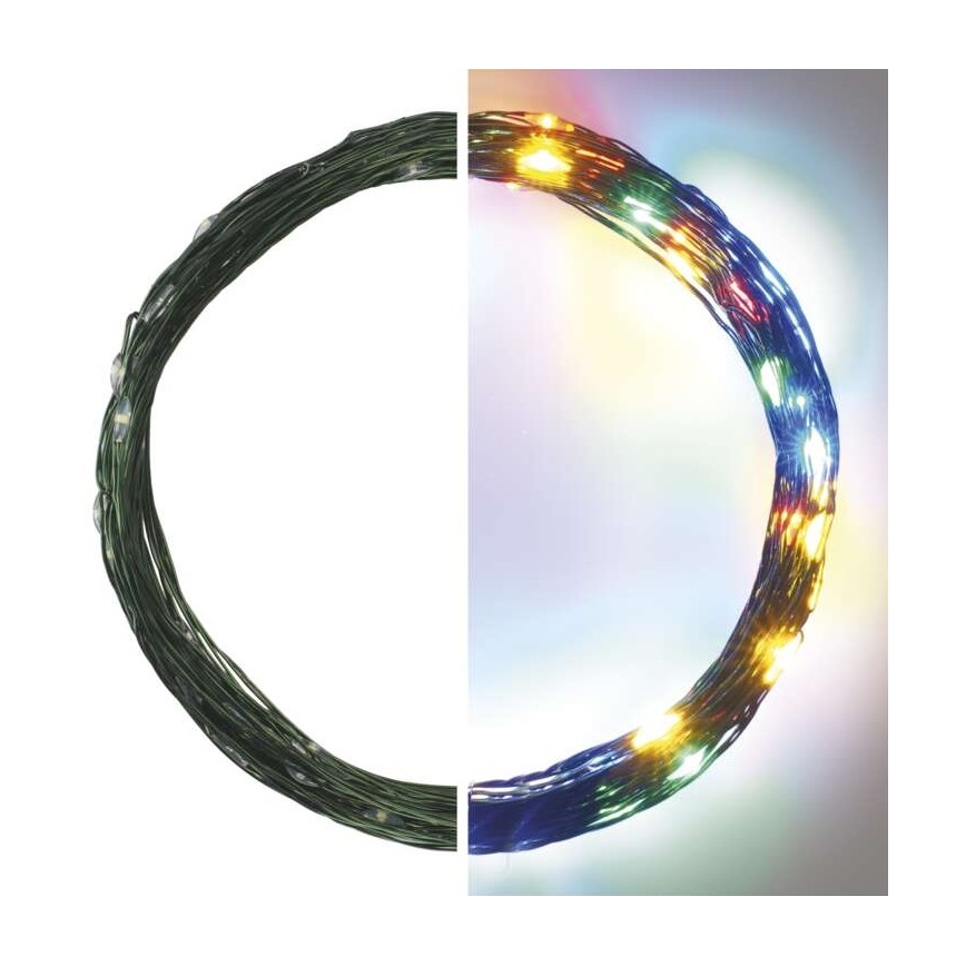 LED Vanjski Božićni lanac 75xLED/12,5m IP44 multicolor