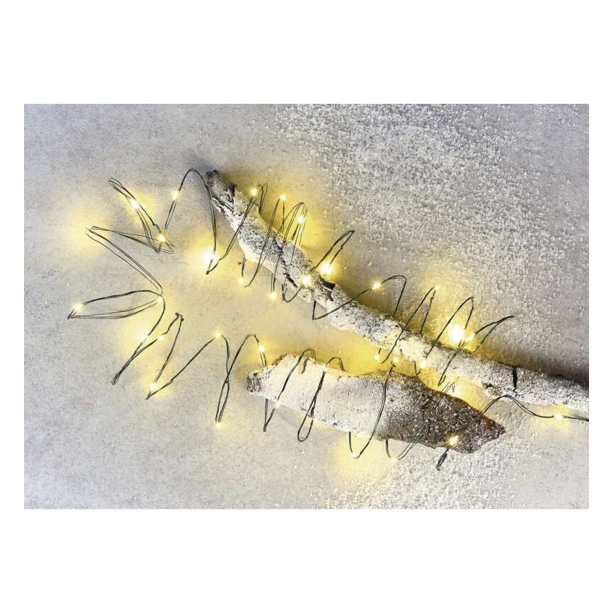 LED Vanjski Božićni lanac 75xLED/12,5m IP44 topla bijela