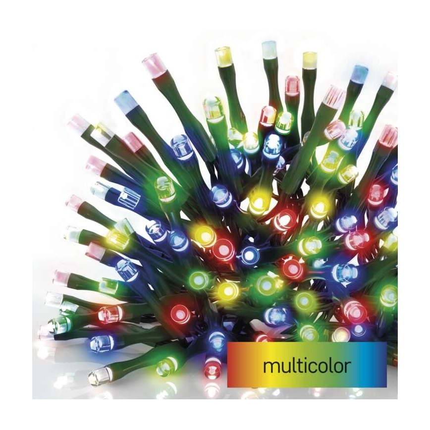 LED Vanjski Božićni lanac 80xLED/13m IP44 multicolor
