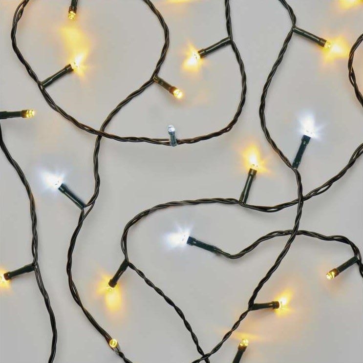 LED Vanjski Božićni lanac 80xLED/13m IP44 topla/hladna bijela
