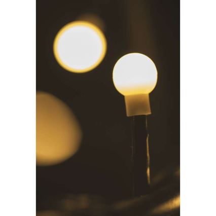 LED Vanjski Božićni lanac CHAIN 80xLED 13m IP44 topla bijela