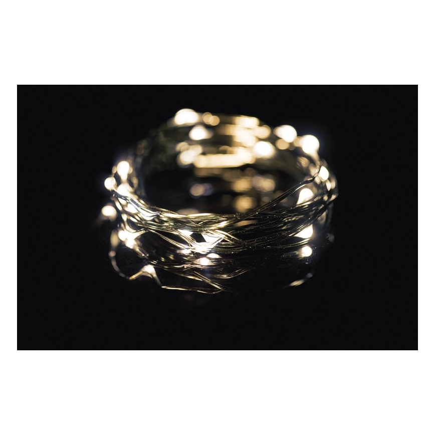 LED Vanjski Božićni lanac NANO 40xLED 9m IP44 topla bijela