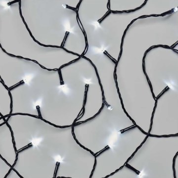 LED vanjski božićni niz 100xLED/10m IP44 hladno bijela