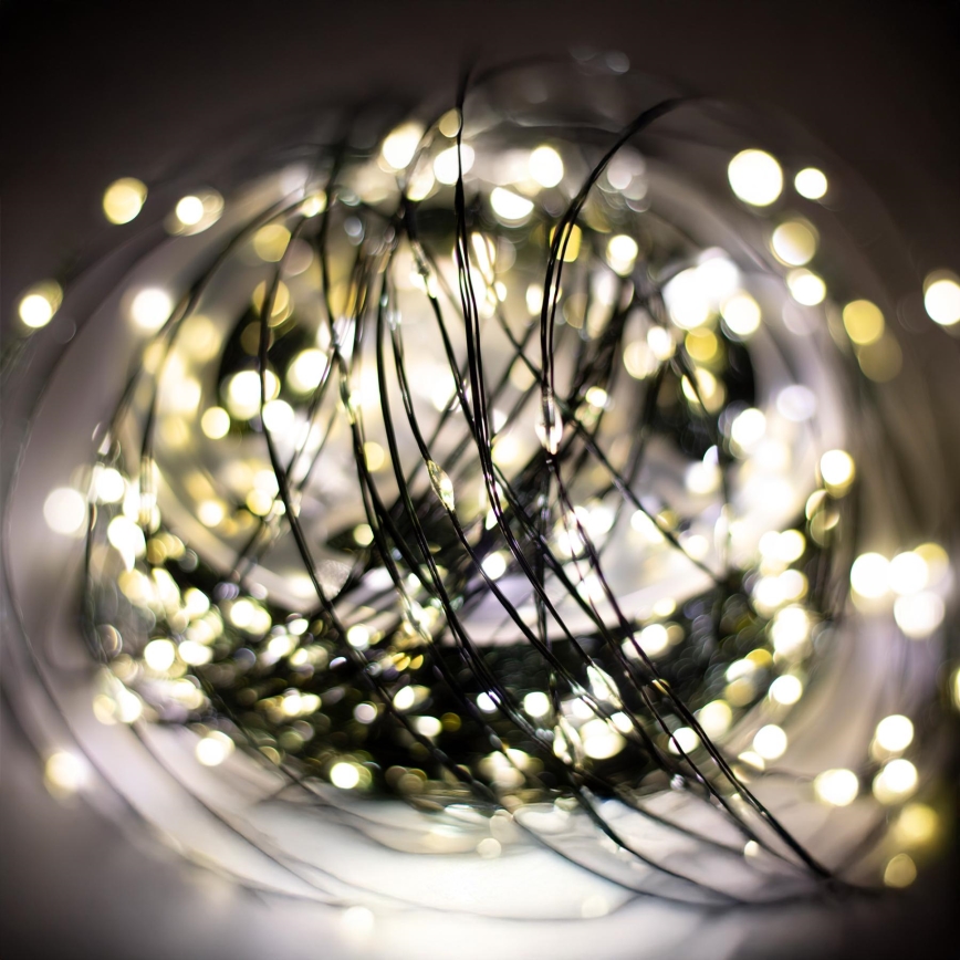 LED vanjski božićni niz 1500xLED/230V 8 funkcija 153 m IP44 topla bijela + daljinski upravljač