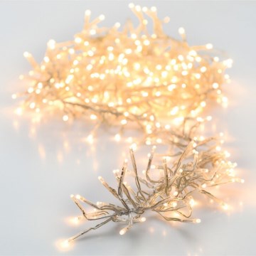 LED Vanjski božićni niz 3000xLED/230V/8 funkcija 24,8 m IP44 topla bijela
