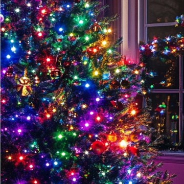 LED vanjski božićni niz 500xLED/230V 8+4 funkcija 40 m IP44 višebojno