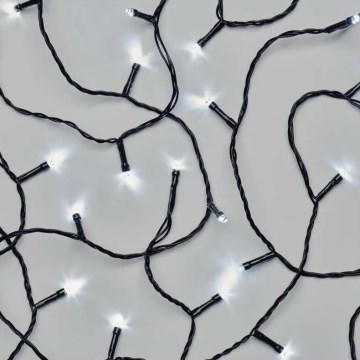 LED vanjski božićni niz 50xLED/5m IP44 hladno bijela