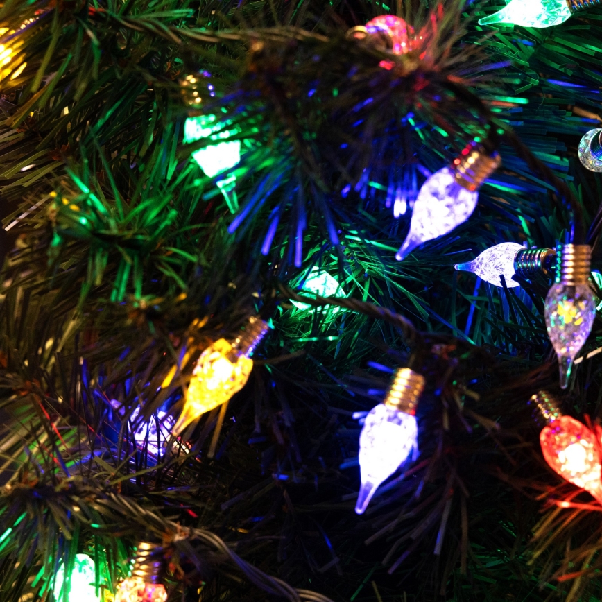 LED vanjski božićni niz LINE, 200 LED, 12,75 m, IP44, višebojno