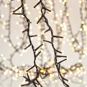 LED vanjski božićni niz SNAKE, 1300 LED, 31,16 m, IP44, topla bijela