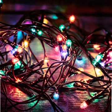 LED Vanjski božićni svjetlosni niz 500xLED/230V 8 funkcija 53 m IP44 višebojno