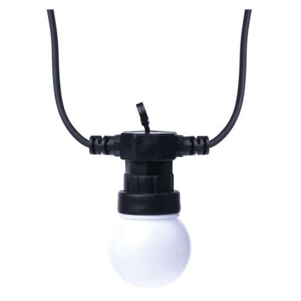 LED Vanjski dekorativni lanac 10xLED/10m IP44 bijela