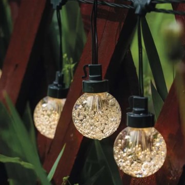 LED Vanjski dekorativni lanac 20xLED/12,6m IP44 toplo bijela