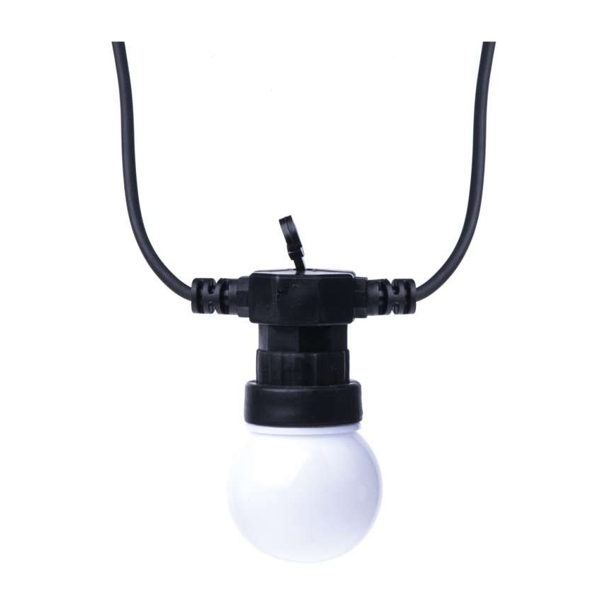 LED vanjski dekorativni niz 10xLED/10m IP44 bijela