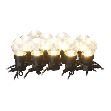 LED vanjski dekorativni niz 10xLED/10m IP44 proziran