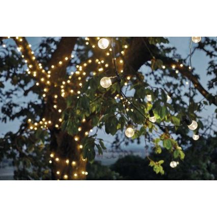 LED vanjski dekorativni niz 10xLED/10m IP44 proziran