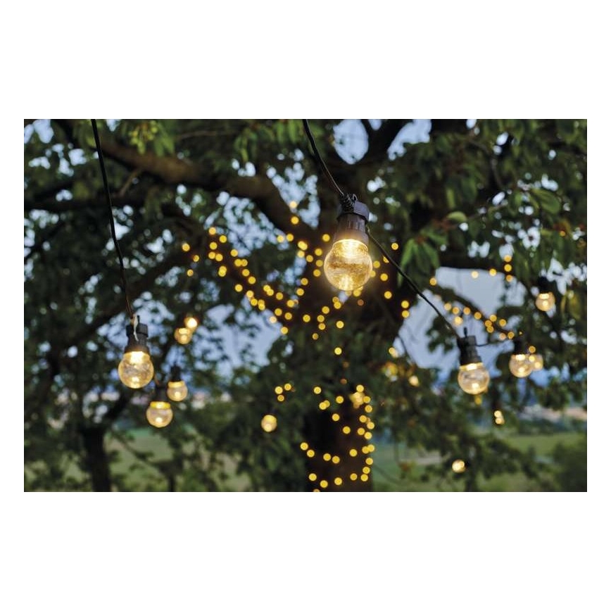LED vanjski dekorativni niz 10xLED/10m IP44 proziran