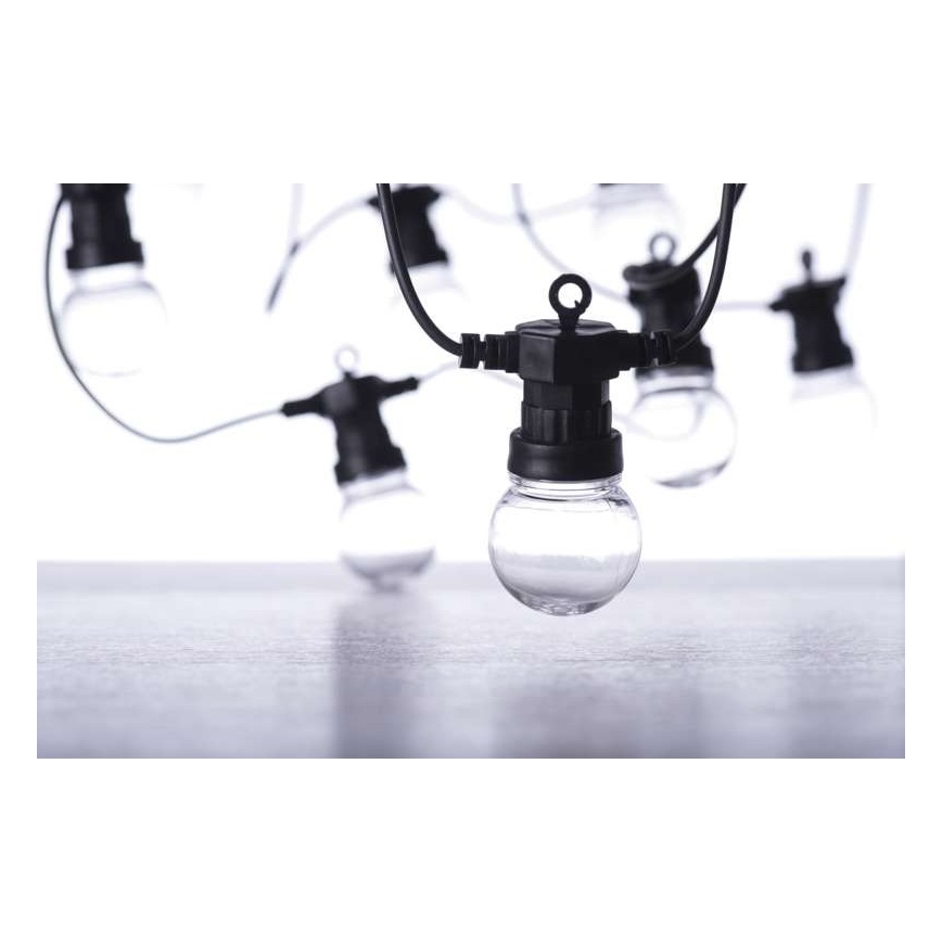 LED vanjski dekorativni niz 50xLED/10m IP44 proziran