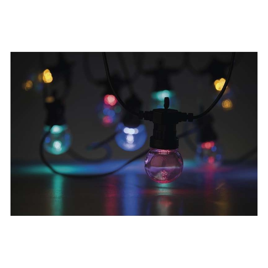 LED vanjski dekorativni niz 50xLED/10m IP44 proziran