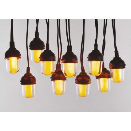 LED vanjski dekorativni svjetlosni niz 100xLED/9,5m IP44