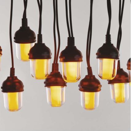 LED vanjski dekorativni svjetlosni niz 100xLED/9,5m IP44