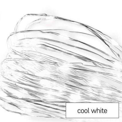 LED vanjski lanac 100xLED/15m IP44 hladno bijela