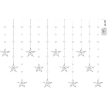 LED vanjski lanac 120xLED/8 funkcija 3xAA 1,7 m IP44 hladno bijela