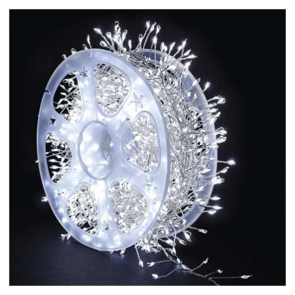 LED vanjski lanac 1440xLED/8 funkcija 14,4m IP44 hladno bijela
