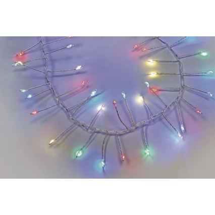 LED vanjski lanac 1920xLED/8 funkcija 19,2m IP44 višebojni
