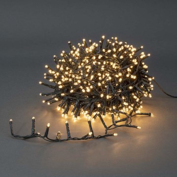 LED vanjski lanac 400xLED/7 funkcija 11m IP44 topla bijela