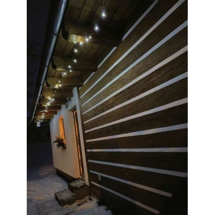 LED vanjski lanac 40xLED/9m IP44 hladno bijela