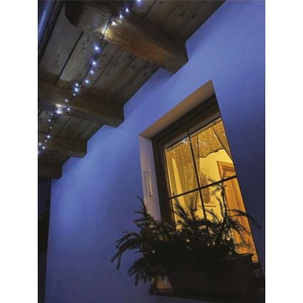 LED vanjski lanac 40xLED/9m IP44 hladno bijela
