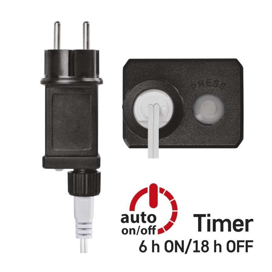 LED vanjski lanac 40xLED/9m IP44 hladno bijela