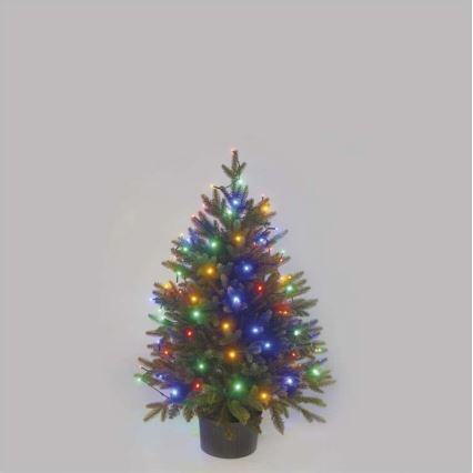 LED vanjski lanac 80xLED/13m IP44 višebojan