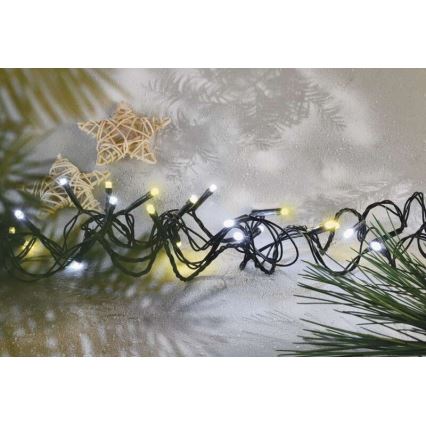 LED  vanjski lanac 80xLED/2 funkcije 13m IP44 topla/hladna bijela