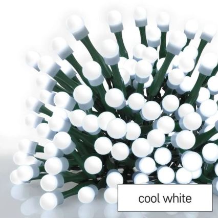 LED vanjski lanac 80xLED/8 funkcija 13 m hladno bijela IP44