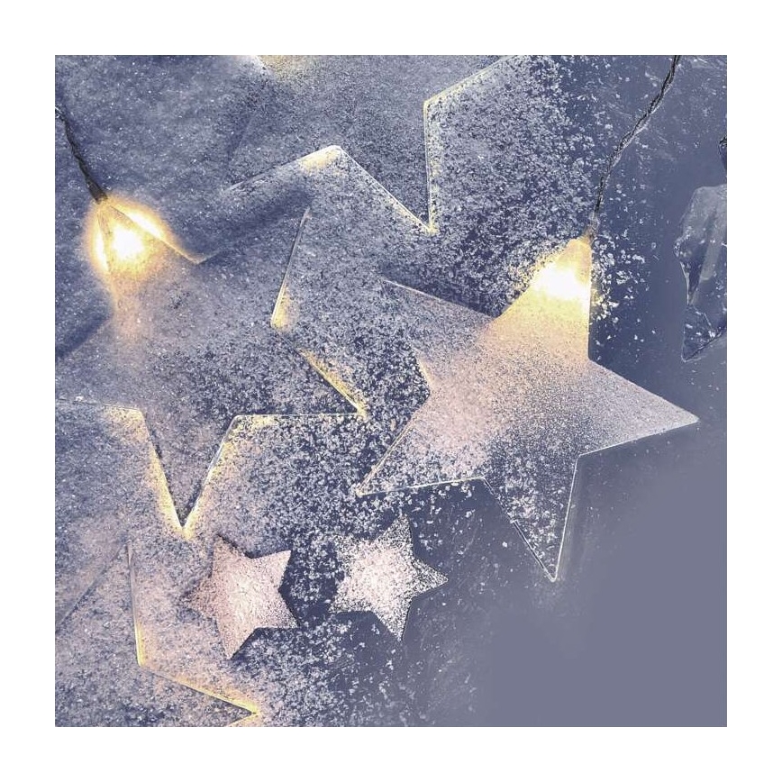 LED vanjski lanac 8xLED/5,84m IP44 zvijezde