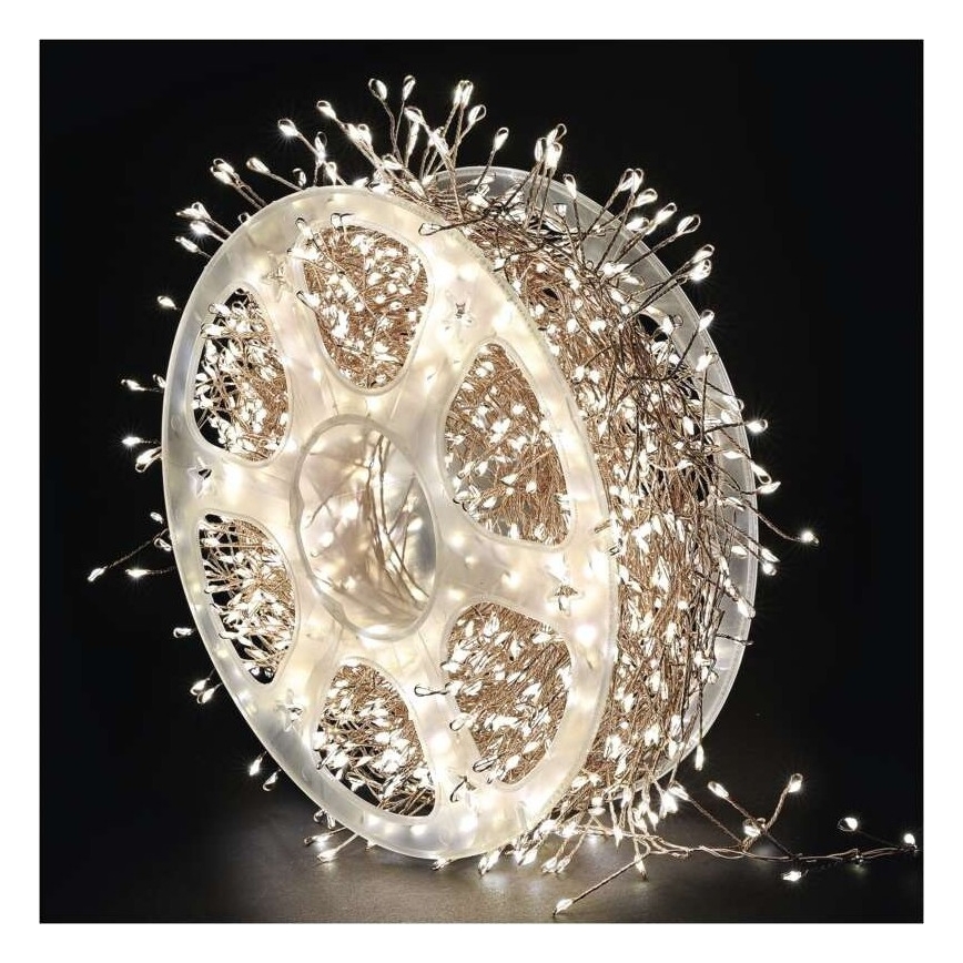 LED vanjski lanac 960xLED/8 funkcija 9,6m IP44 topla bijela