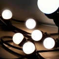 LED Vanjski lanac EASY CONNECT 8xE27 5m IP44 topla bijela