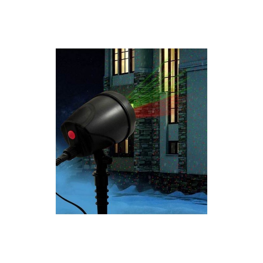 LED Vanjski laserski projektor LED/5W/230V IP44