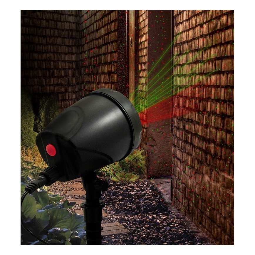 LED Vanjski laserski projektor LED/5W/230V IP44