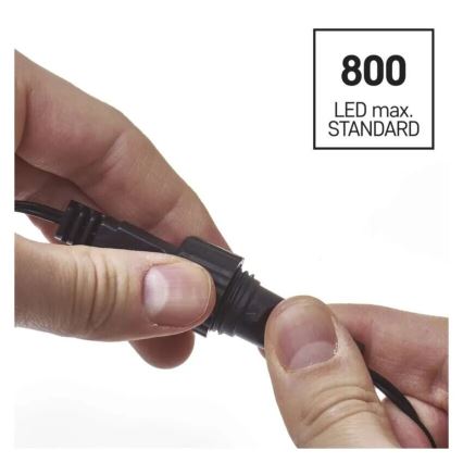 LED Vanjski  niz 100xLED/10m IP44 hladno bijela