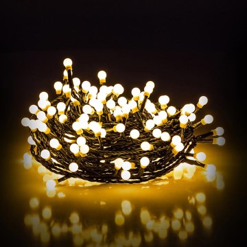 LED vanjski niz 100xLED/8 funkcija 15m IP44 topla bijela